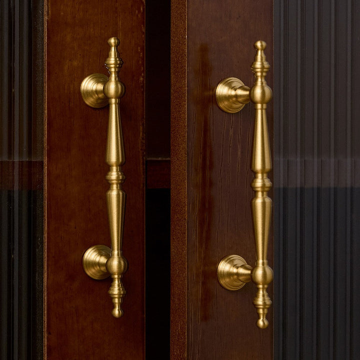 3 Inch Brushed Brass Cup Pulls | AURUM
