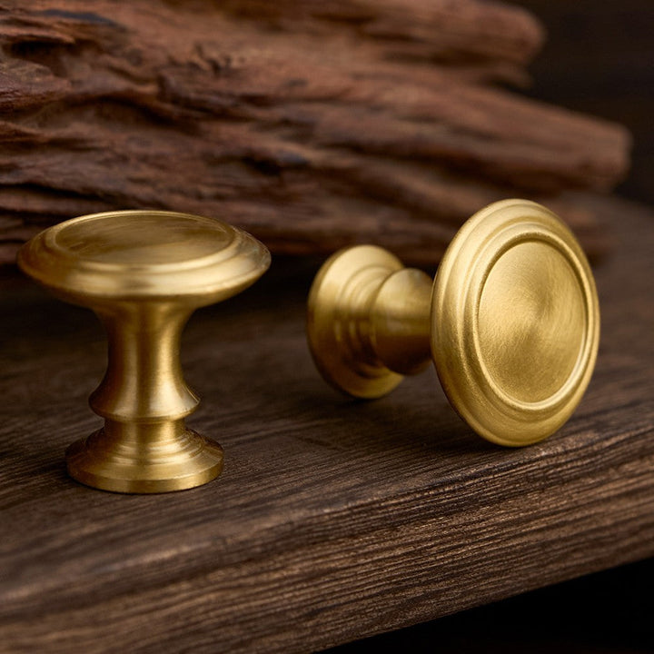 3 Inch Brushed Brass Cup Pulls | AURUM