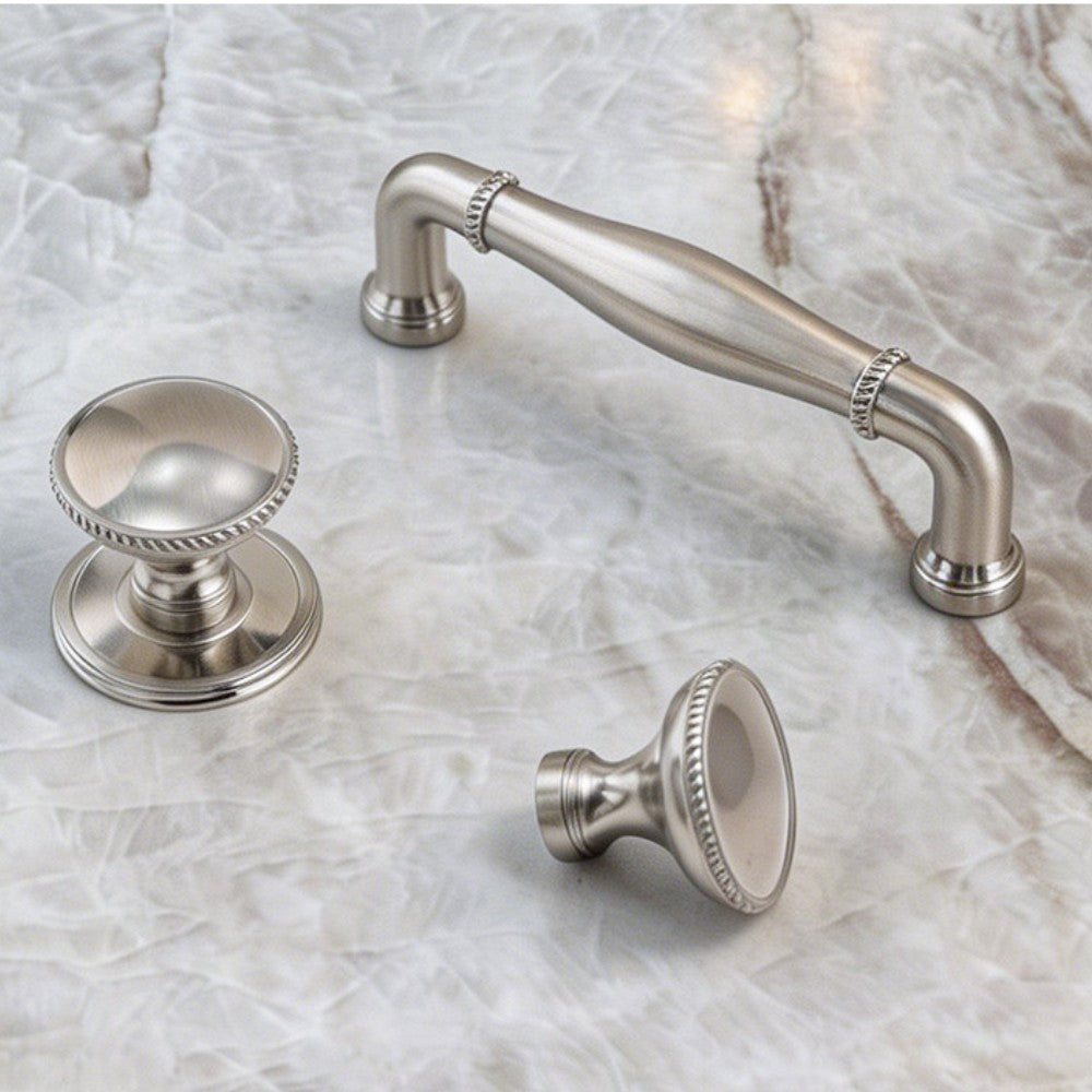 AXIS Brushed Nickel Cabinet Knobs for Kitchen
