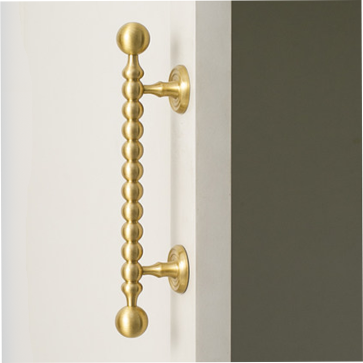 Brushed brass 3.75-inch cabinet knobs and pulls — view 03