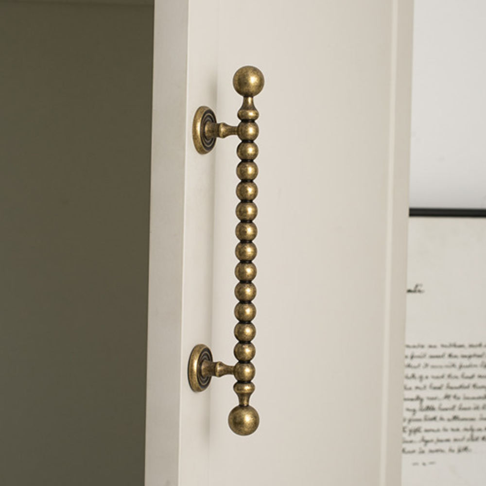 Brushed brass 3.75-inch cabinet knobs and pulls — view 08