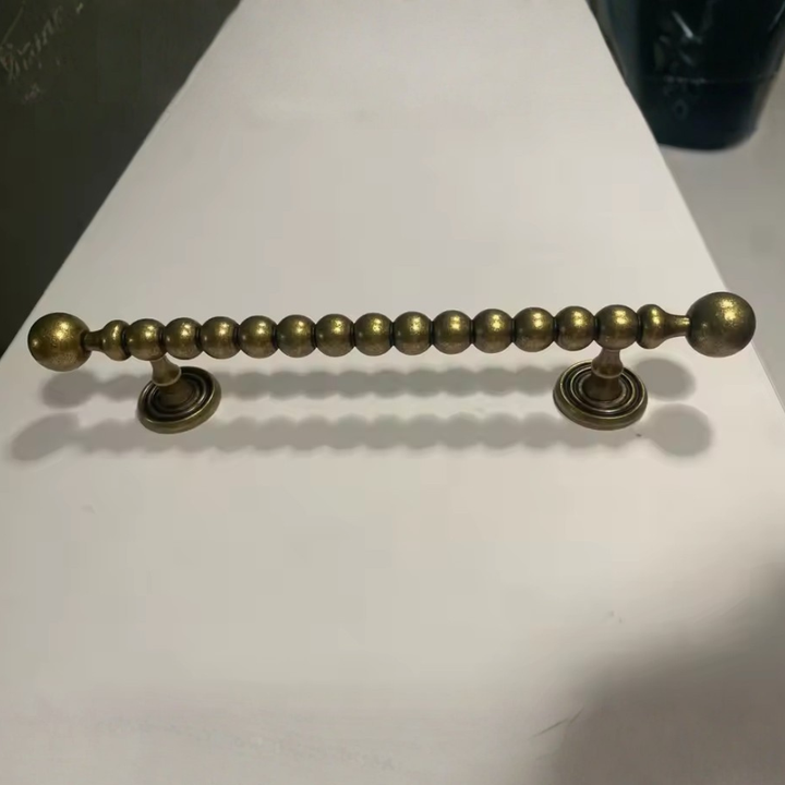Brushed brass 3.75-inch cabinet knobs and pulls — view 11