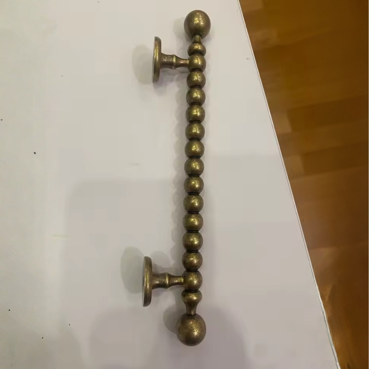 Brushed brass 3.75-inch cabinet knobs and pulls — view 13