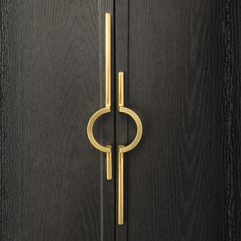 WHISP brushed gold 10-inch cabinet pulls by ARCHANDLES