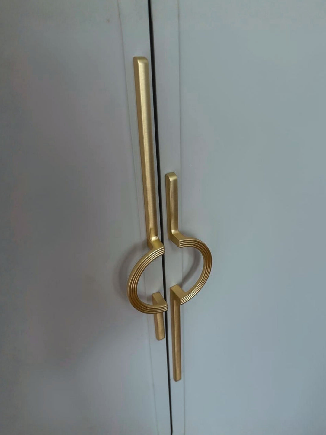 Brushed gold 10-inch cabinet pulls — view 05