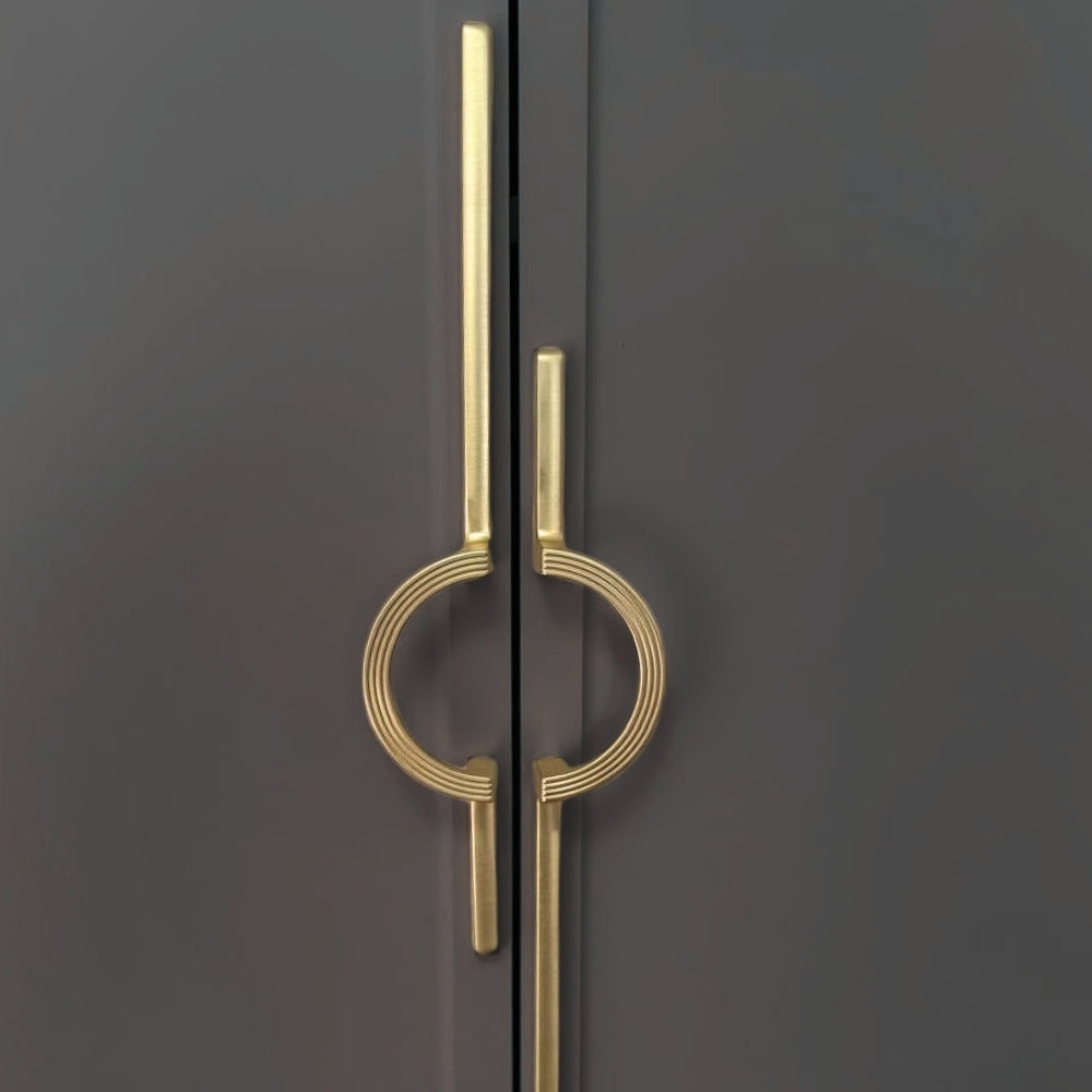 Brushed gold 10-inch cabinet pulls — view 07