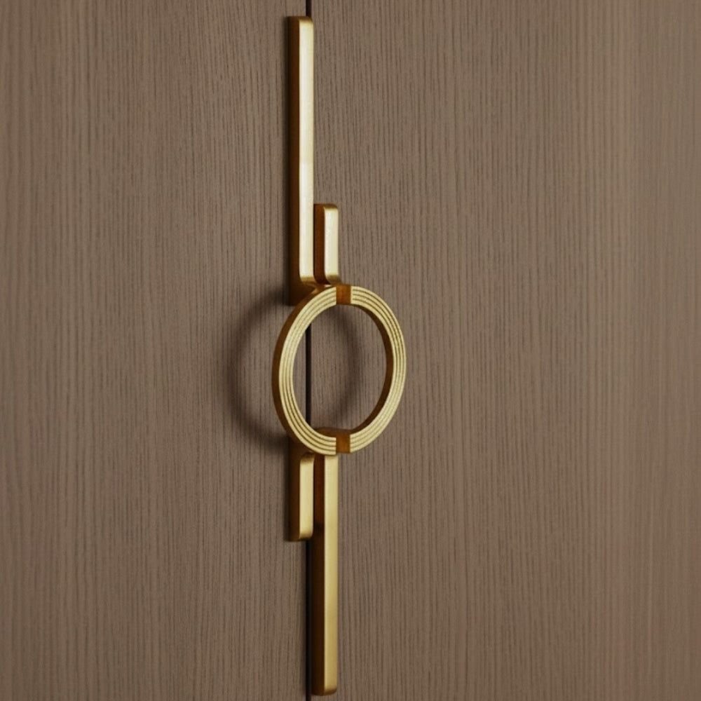 Brushed gold 10-inch cabinet pulls — view 08