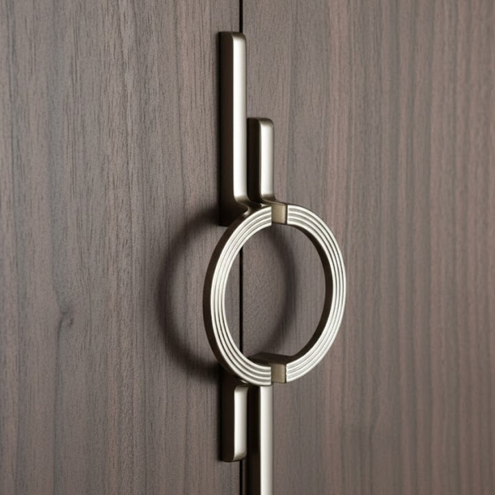Brushed gold 10-inch cabinet pulls — view 09