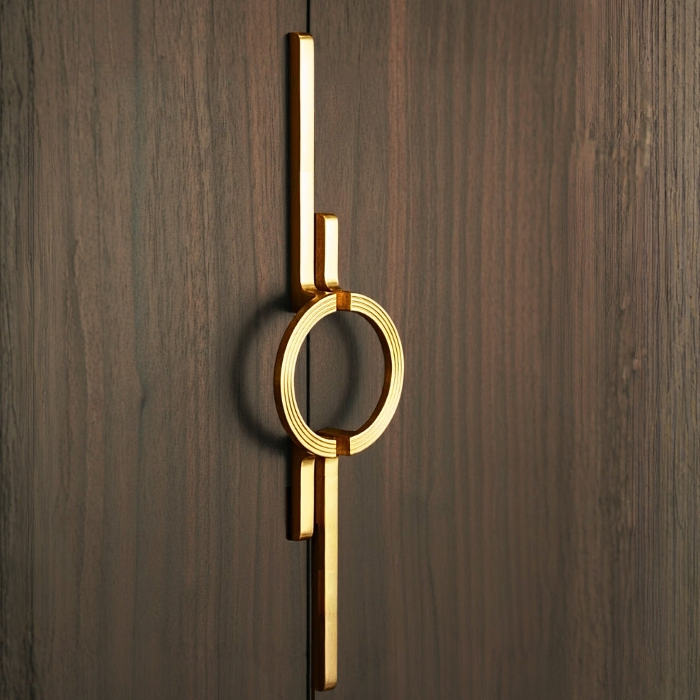 Brushed gold 10-inch cabinet pulls — view 12