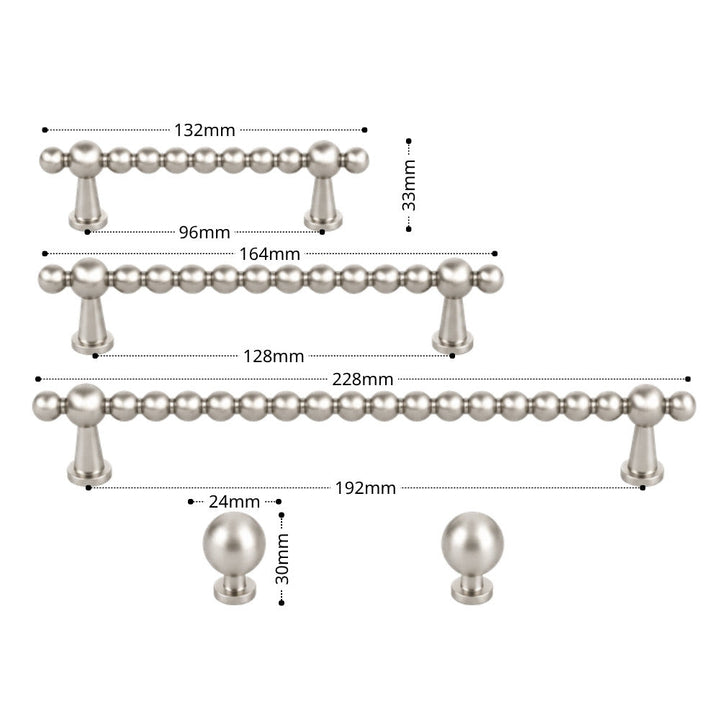 5 Inch Brushed Nickel Cabinet Pulls | CAP