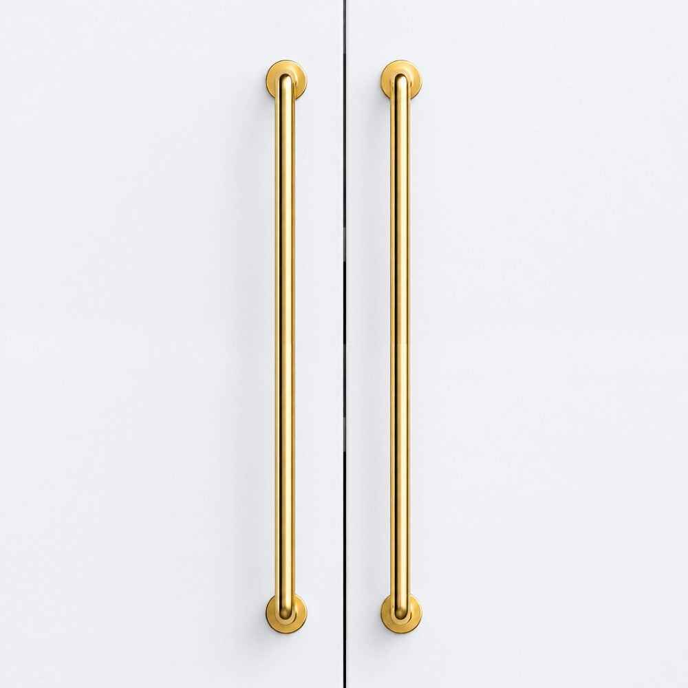 12.5 Inch Polished Gold Cabinet Pulls | CARBON