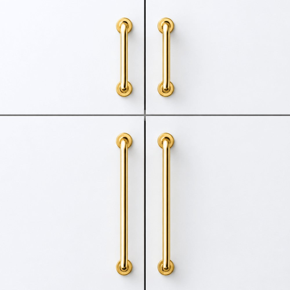 12.5 Inch Polished Gold Cabinet Pulls | CARBON