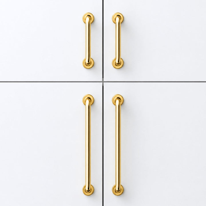 12.5 Inch Polished Gold Cabinet Pulls | CARBON