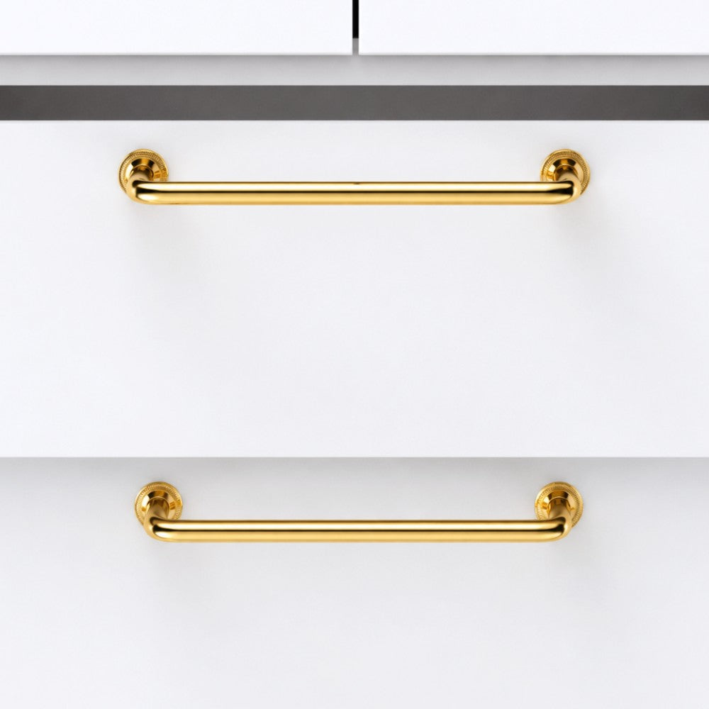 12.5 Inch Polished Gold Cabinet Pulls | CARBON