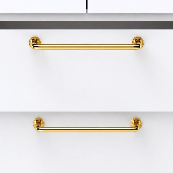 12.5 Inch Polished Gold Cabinet Pulls | CARBON