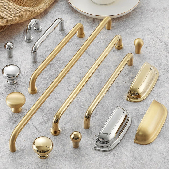 12.5 Inch Polished Gold Cabinet Pulls | CARBON