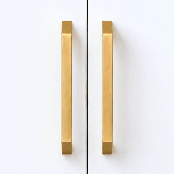 6.25 Inch Brushed Gold Cabinet Pulls | CONTOUR