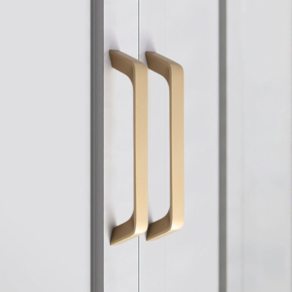 6.25 Inch Brushed Gold Cabinet Pulls | CONTOUR