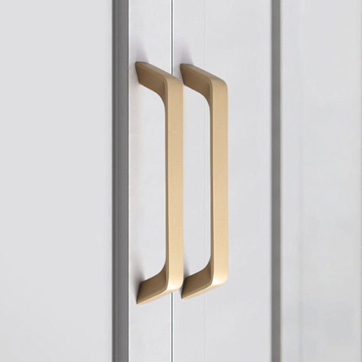 6.25 Inch Brushed Gold Cabinet Pulls | CONTOUR