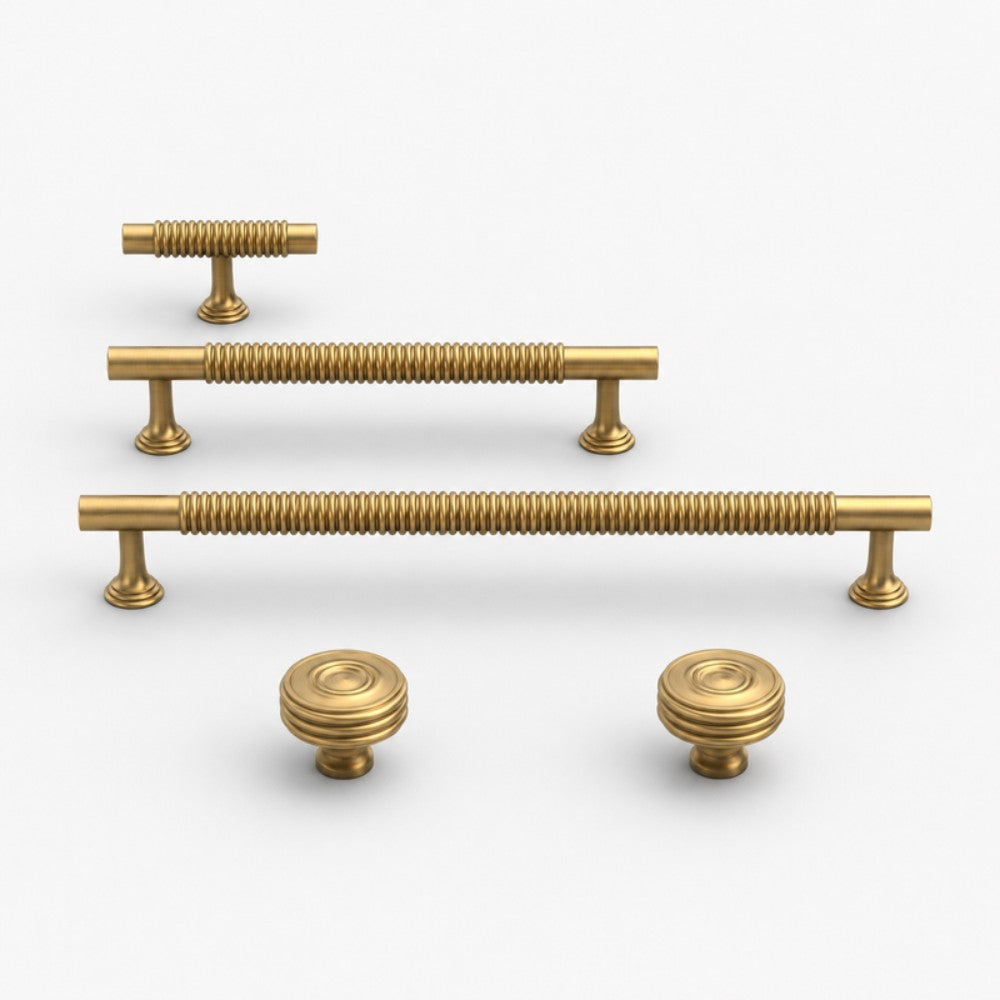 10 Inch Brushed brass Cabinet Pulls | CREST