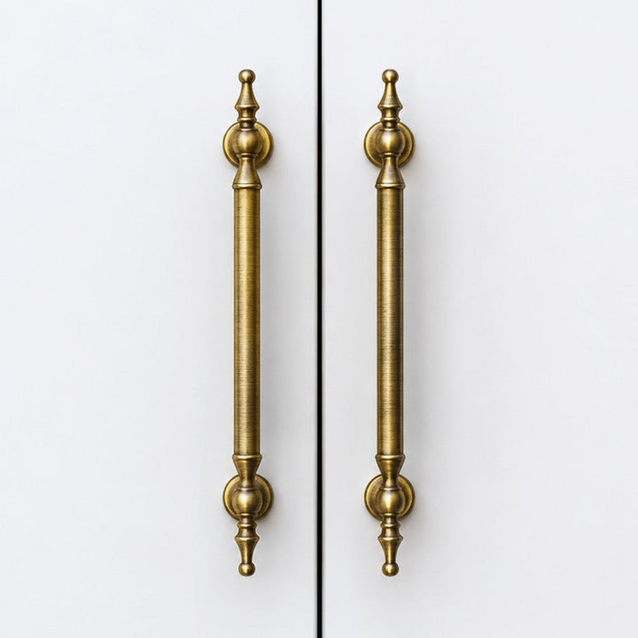 3 Inch Antique Brass Cup Pulls | CROWN