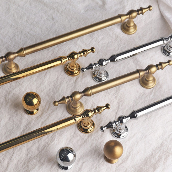 3 Inch Antique Brass Cup Pulls | CROWN