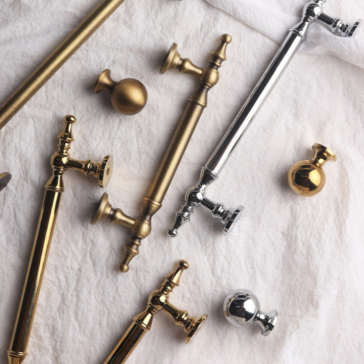 3 Inch Antique Brass Cup Pulls | CROWN