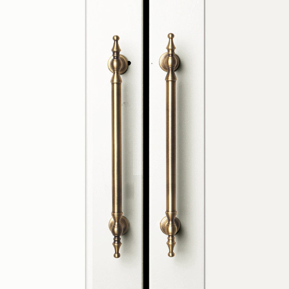 3 Inch Antique Brass Cup Pulls | CROWN