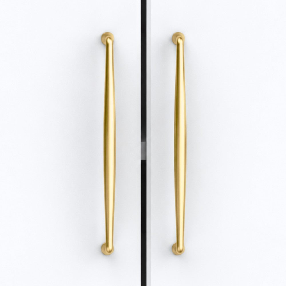 DRIFT brushed gold 5 inch cabinet bar pull - ARCHANDLES