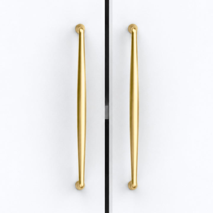 DRIFT brushed gold 5 inch cabinet bar pull - ARCHANDLES