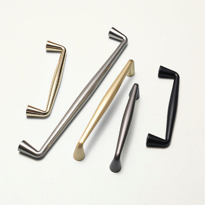 DRIFT brushed gold 5 inch cabinet bar pull - ARCHANDLES