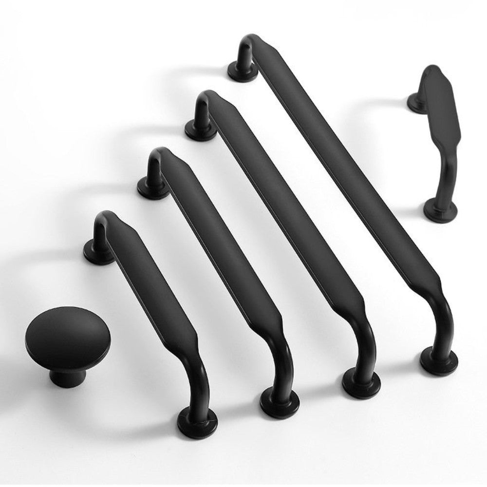 7.5 Inch Matte Black Cabinet Pulls | DUSK