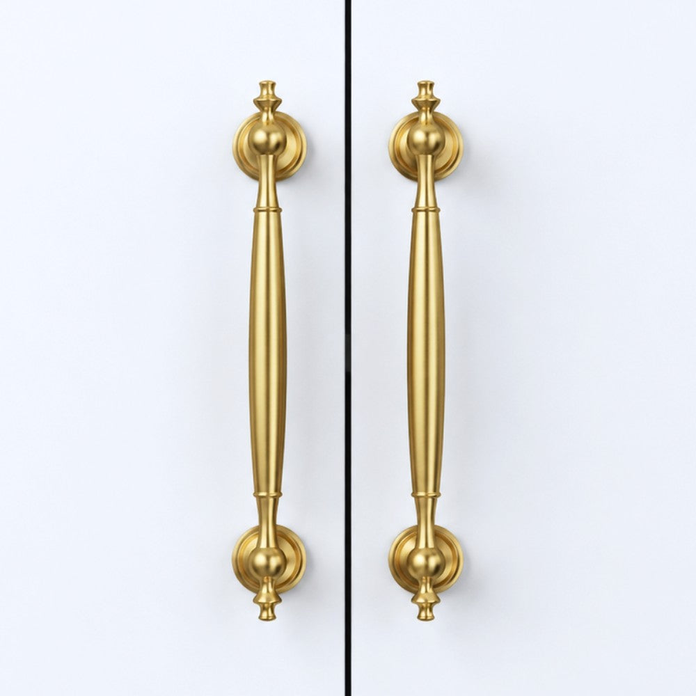 ELITE Brushed Brass Cabinet Knobs for Kitchen