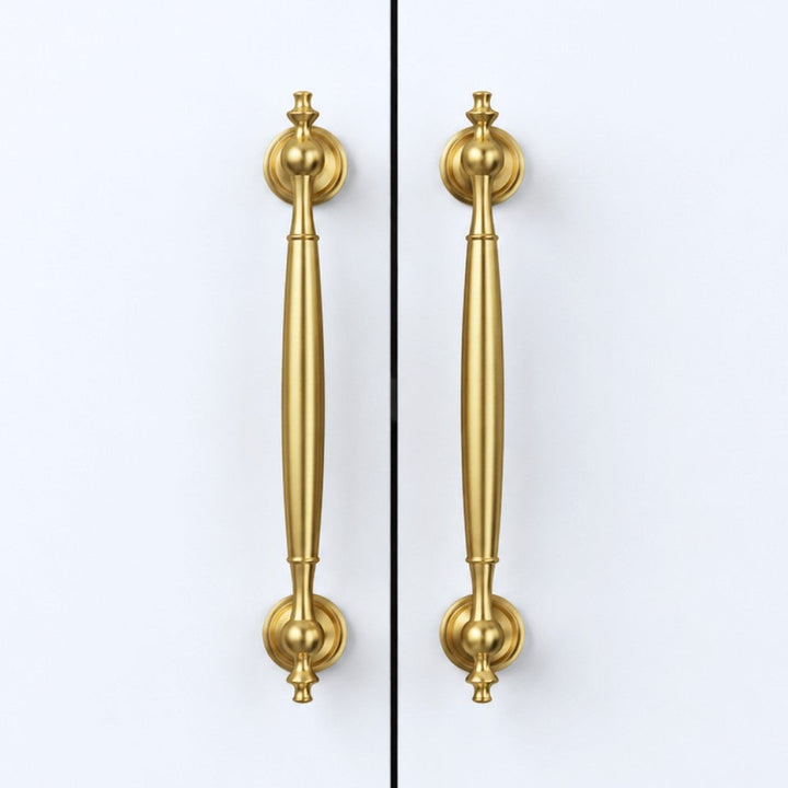 ELITE Brushed Brass Cabinet Knobs for Kitchen