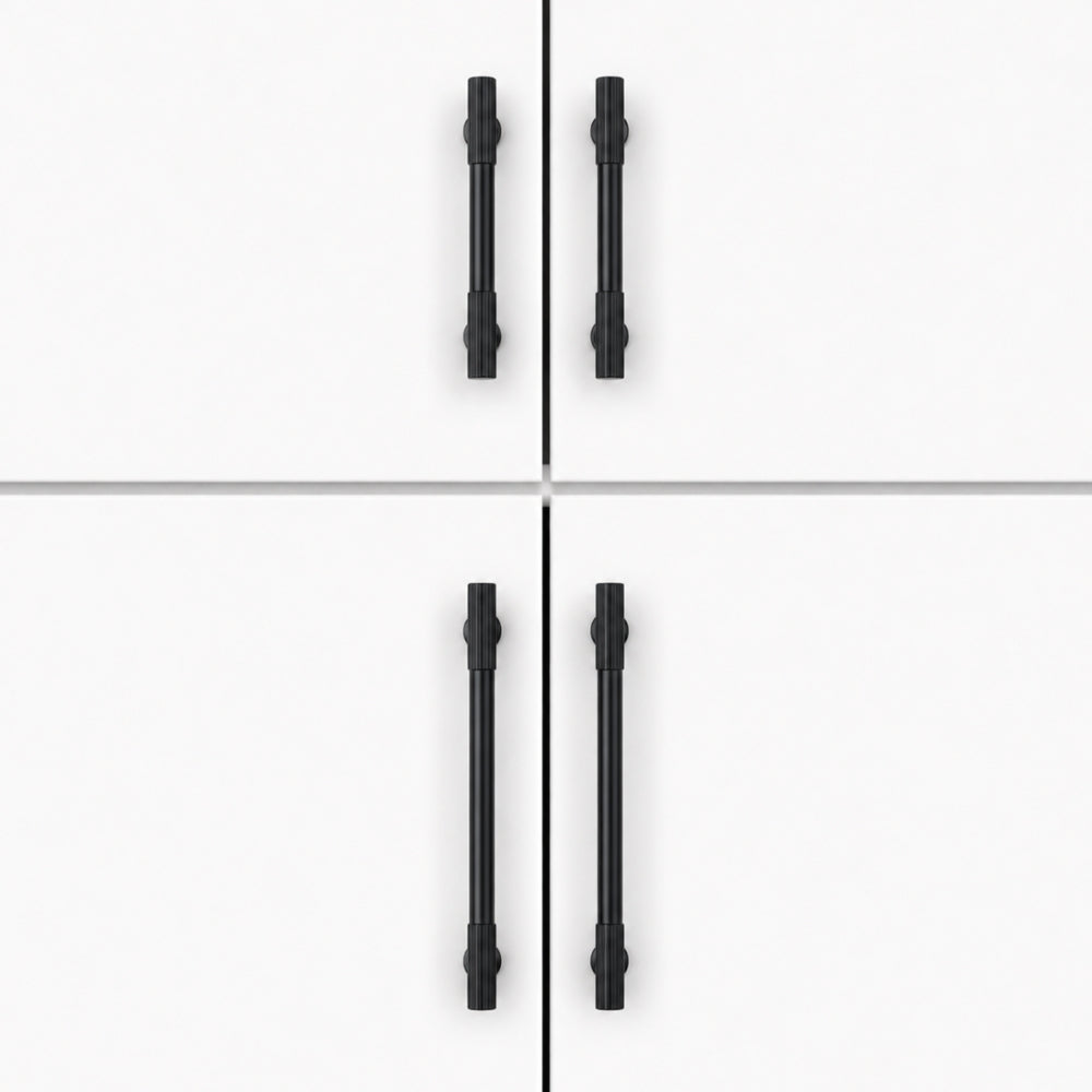 FLARE - Matte Black 3.75" Knobs and Pulls