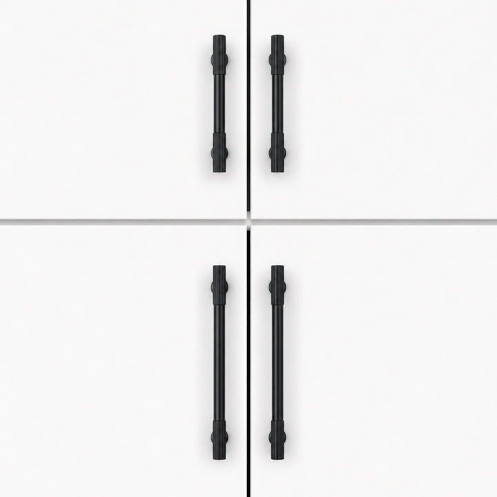 FLARE - Matte Black 3.75" Knobs and Pulls