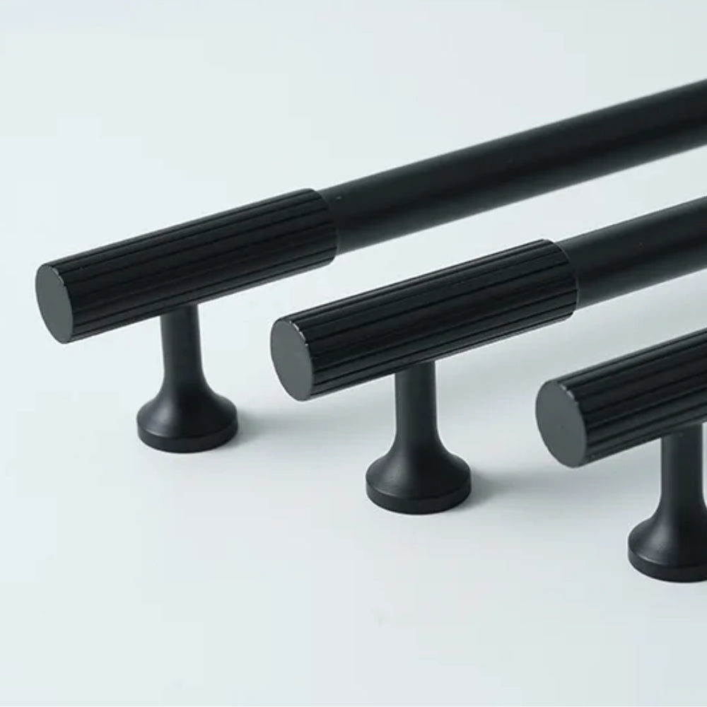 FLARE - Matte Black 3.75" Knobs and Pulls