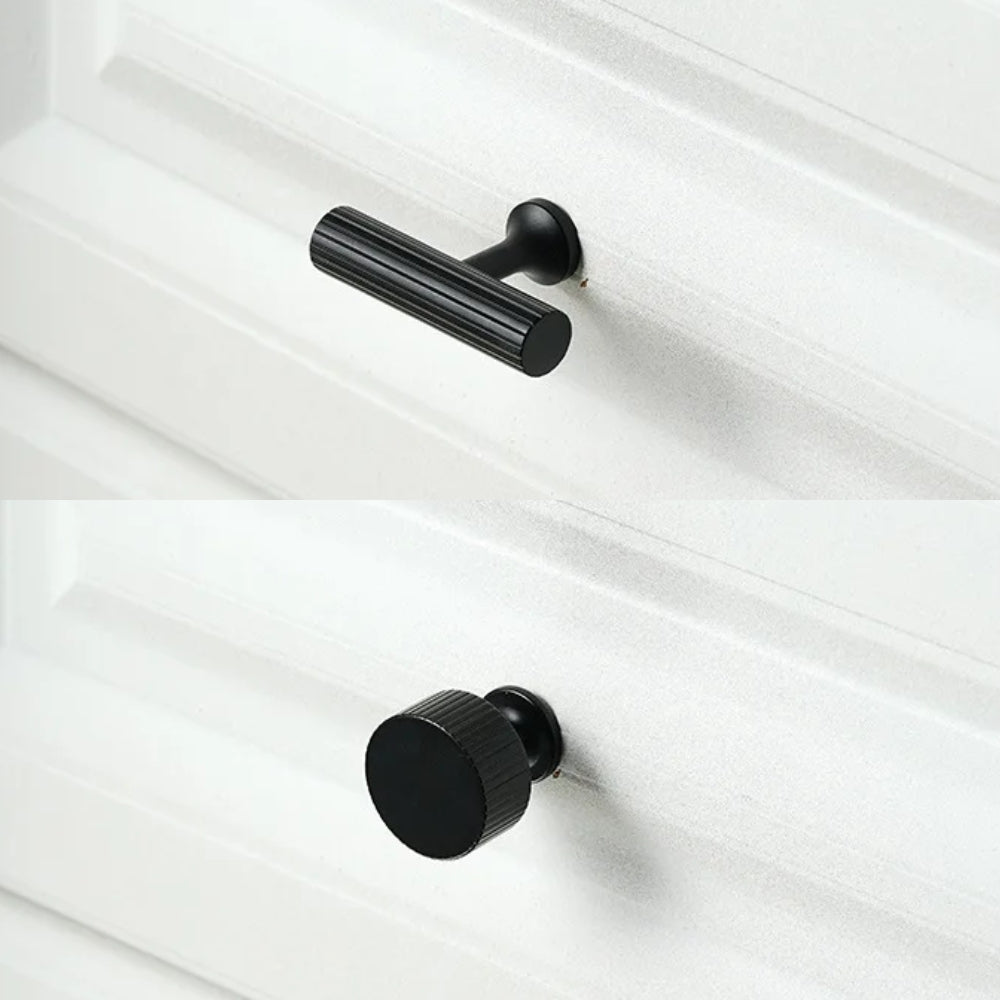 FLARE - Matte Black 3.75" Knobs and Pulls