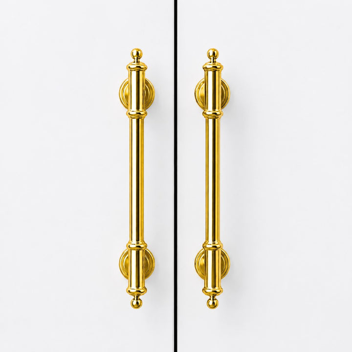 FLOAT brushed gold 6.25 inch cabinet bar pull - ARCHANDLES