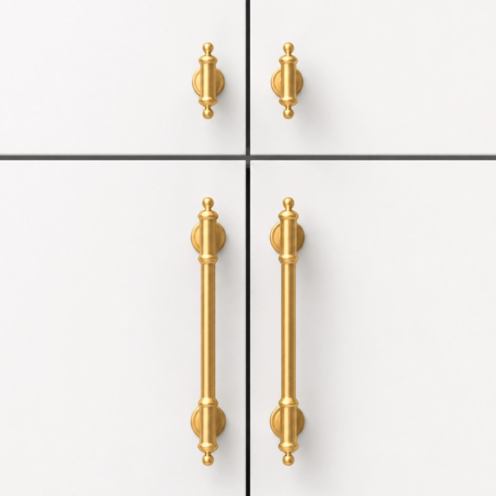 FLOAT brushed gold 6.25 inch cabinet bar pull - ARCHANDLES