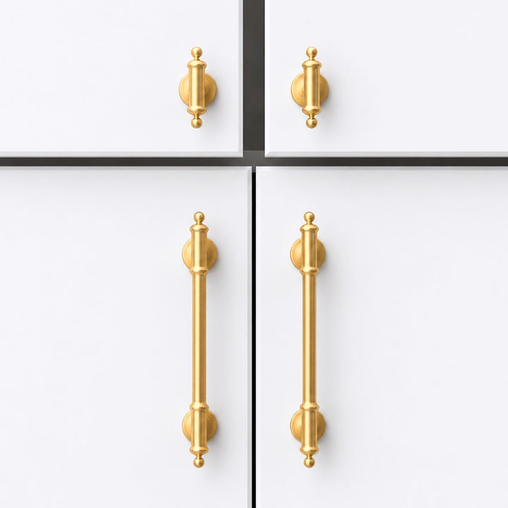 FLOAT brushed gold 6.25 inch cabinet bar pull - ARCHANDLES