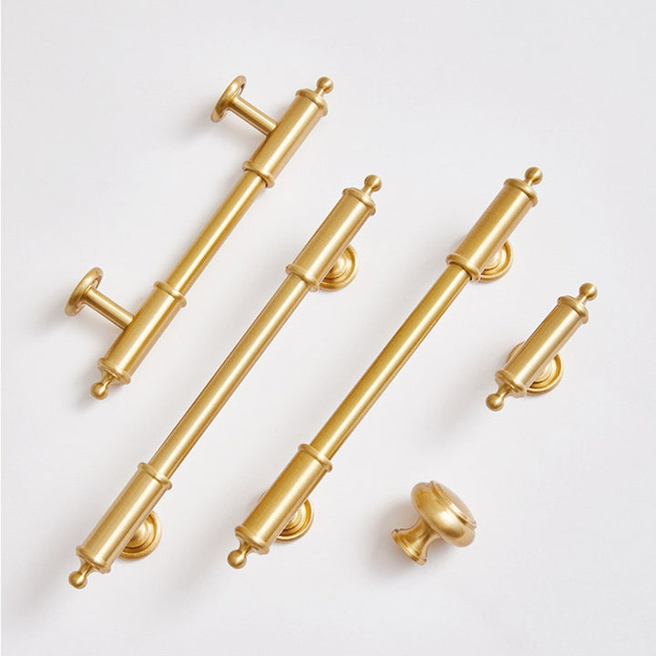 FLOAT brushed gold 6.25 inch cabinet bar pull - ARCHANDLES