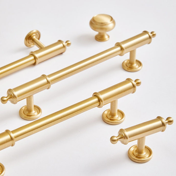 FLOAT brushed gold 6.25 inch cabinet bar pull - ARCHANDLES