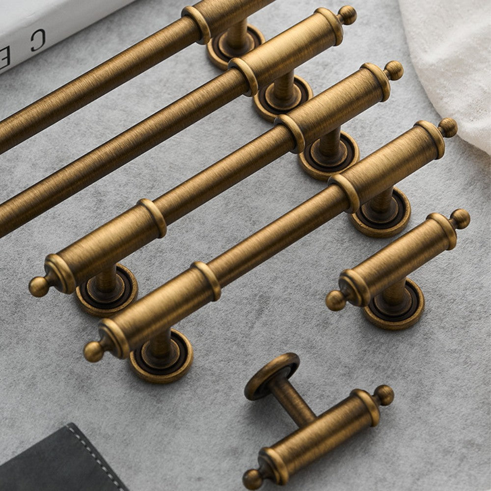 FLOAT brushed gold 6.25 inch cabinet bar pull - ARCHANDLES