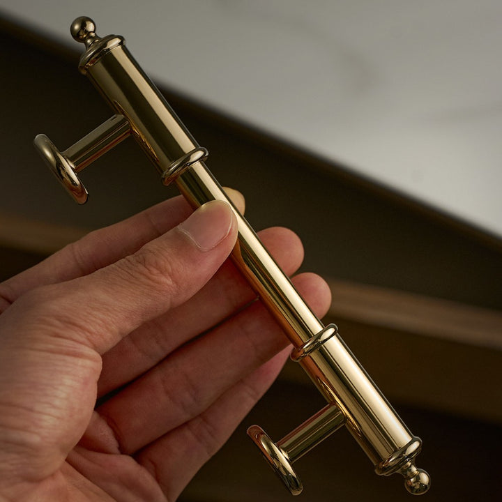 FLOAT brushed gold 6.25 inch cabinet bar pull - ARCHANDLES