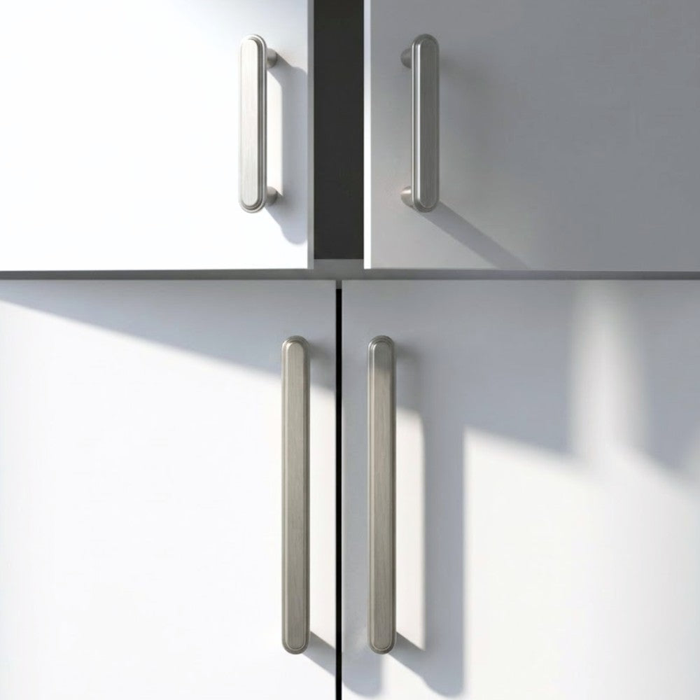 5 Inch Brushed Nickel Cabinet Pulls | LUX