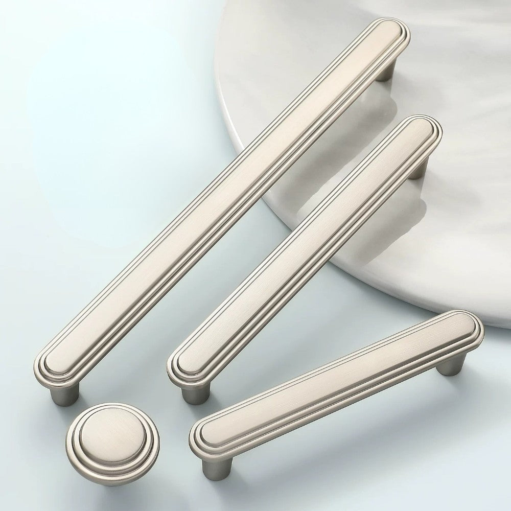 5 Inch Brushed Nickel Cabinet Pulls | LUX