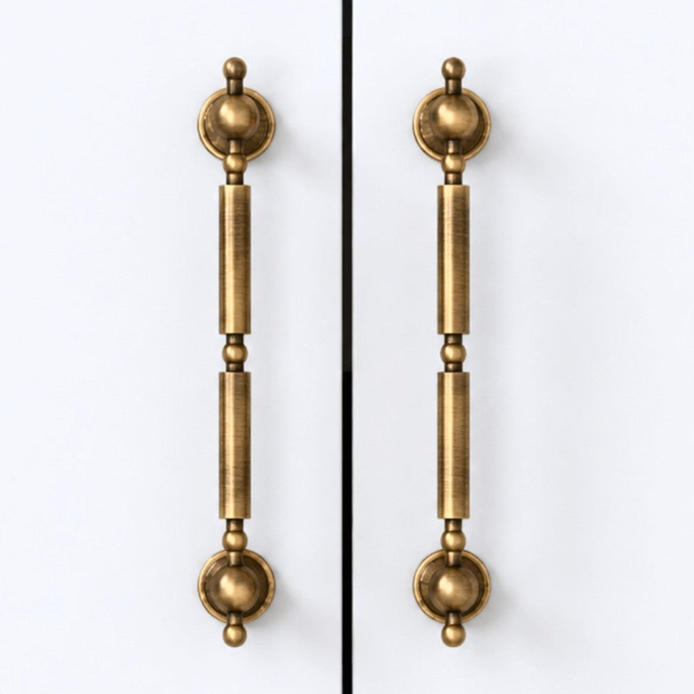 3 Inch Antique Brass Cup Pulls | LUXOR