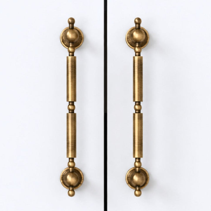 3 Inch Antique Brass Cup Pulls | LUXOR