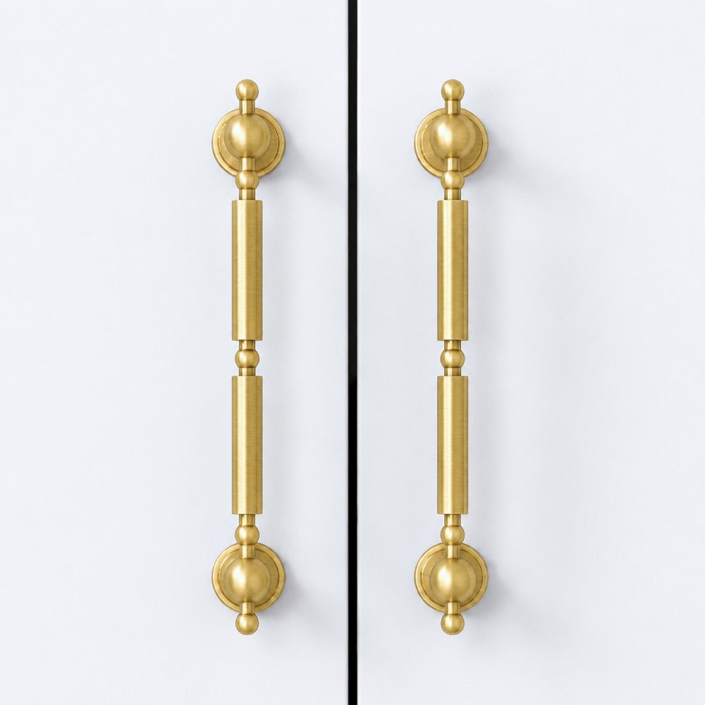 3 Inch Antique Brass Cup Pulls | LUXOR